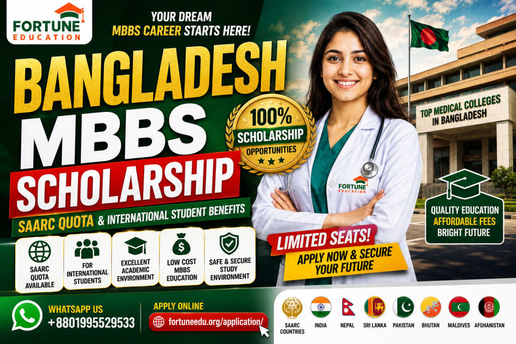 Bangladesh MBBS Scholarship SAARC Quota & International